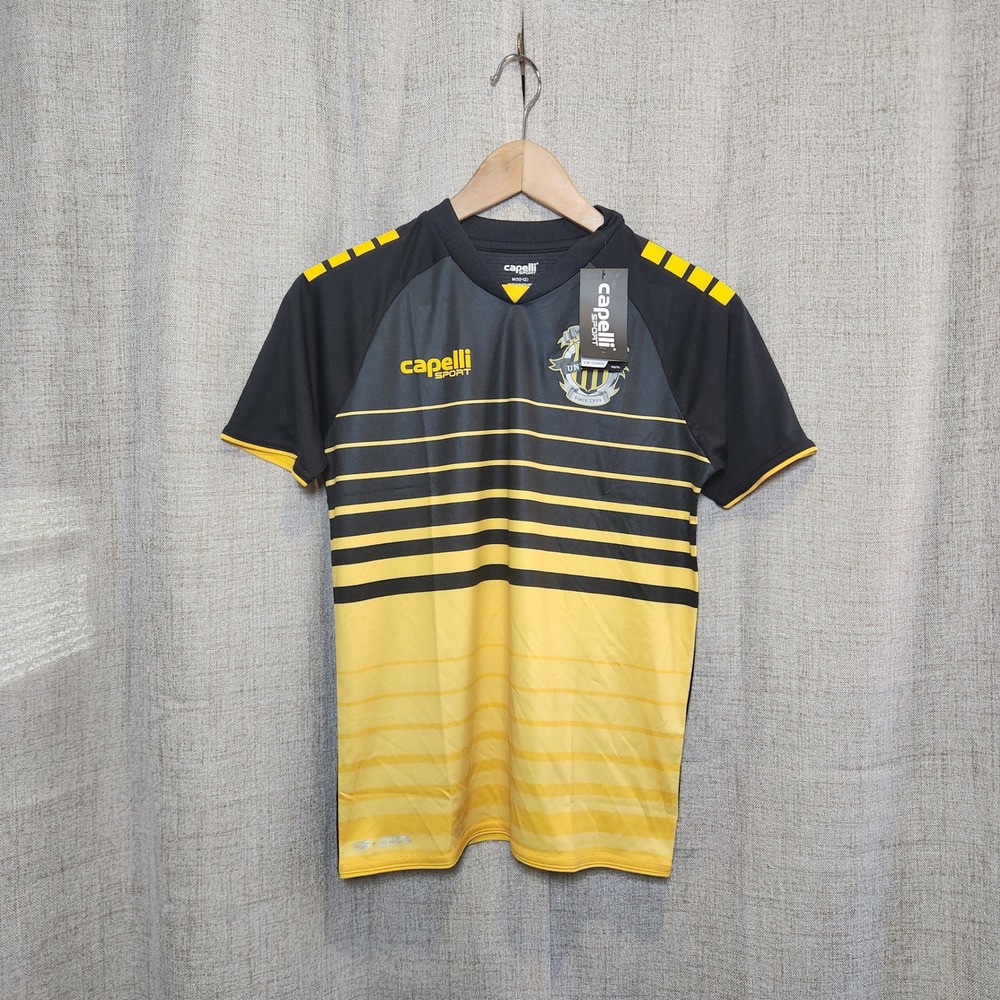Capelli Sport Youth Jersey M(10-12) Black/Yellow West Pines United FC #7 Florida